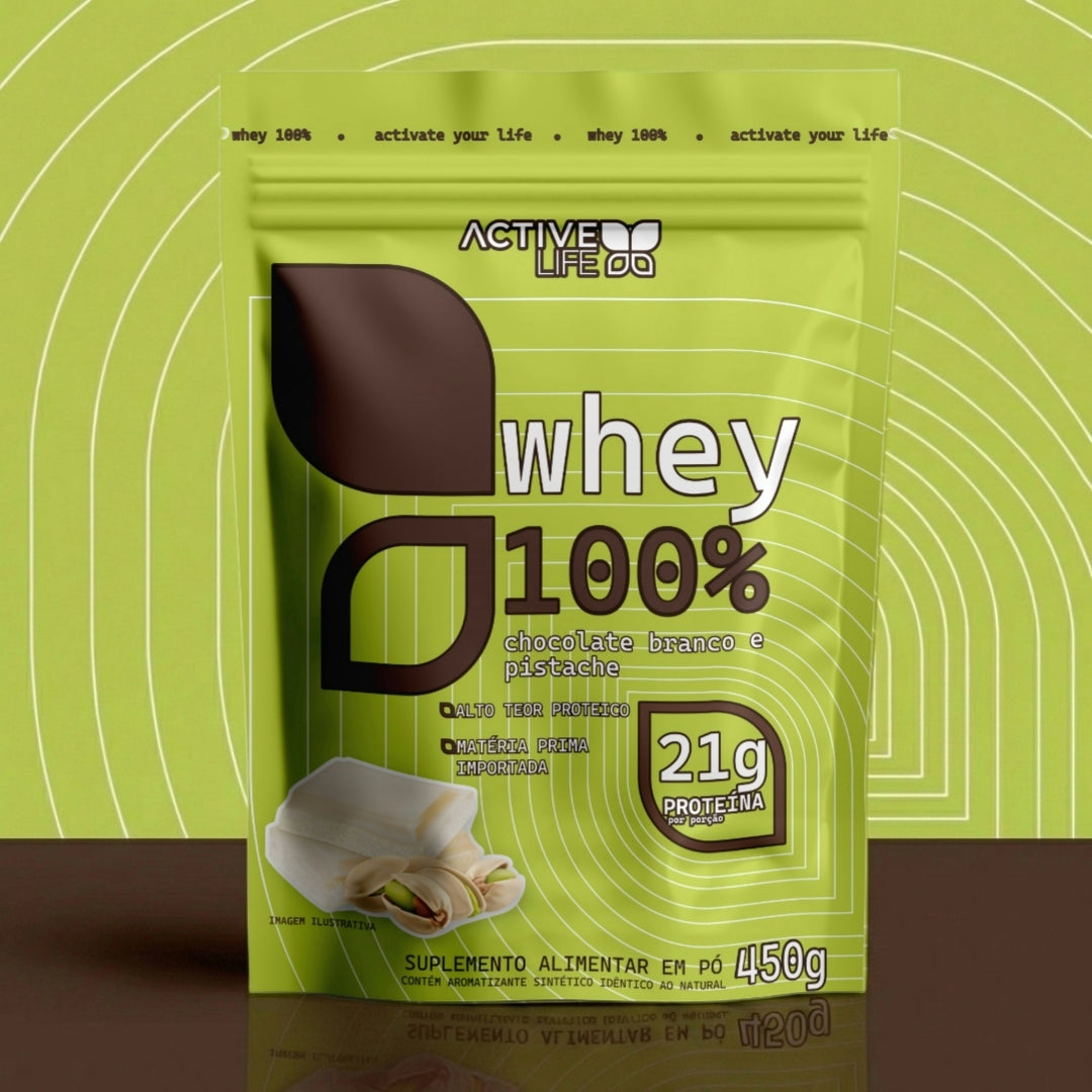 ACTIVE LIFE WHEY 50% CHOCOLATE BRANCO COM PISTACHE 450G