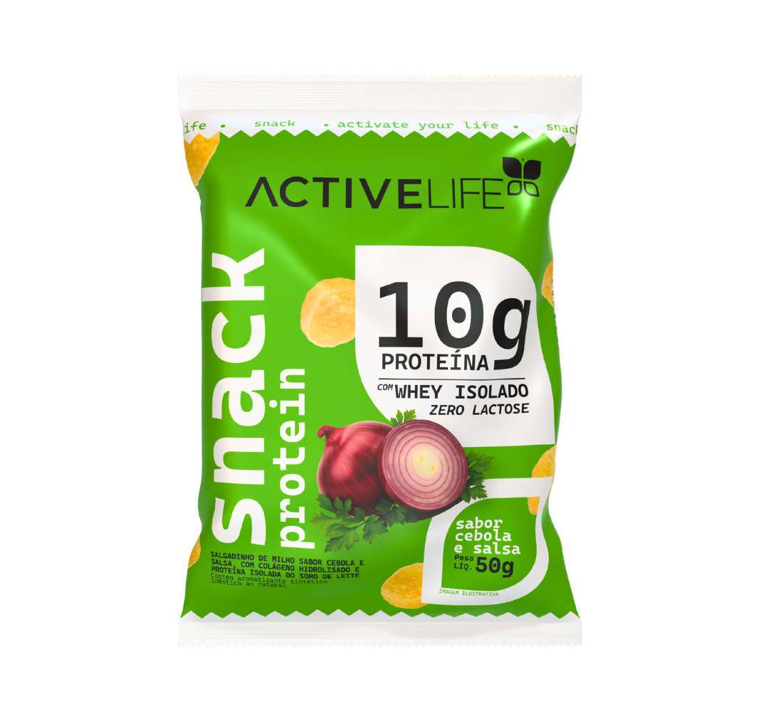 ACTIVE LIFE SALGADINHO PROTEICO CEBOLA E SALSA