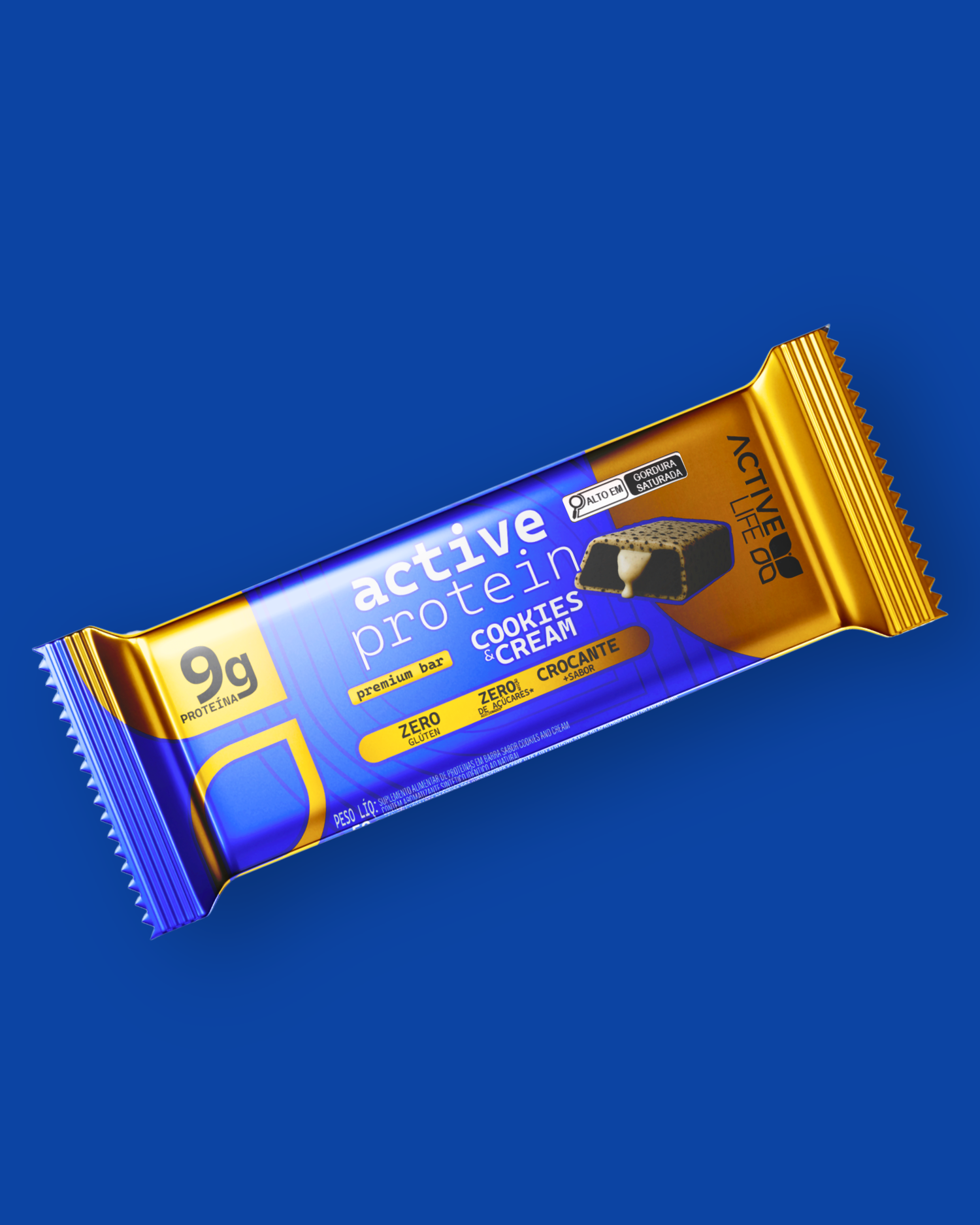 ACTIVE LIFE BARRA DE PROTEINA COOKIES & CREAM