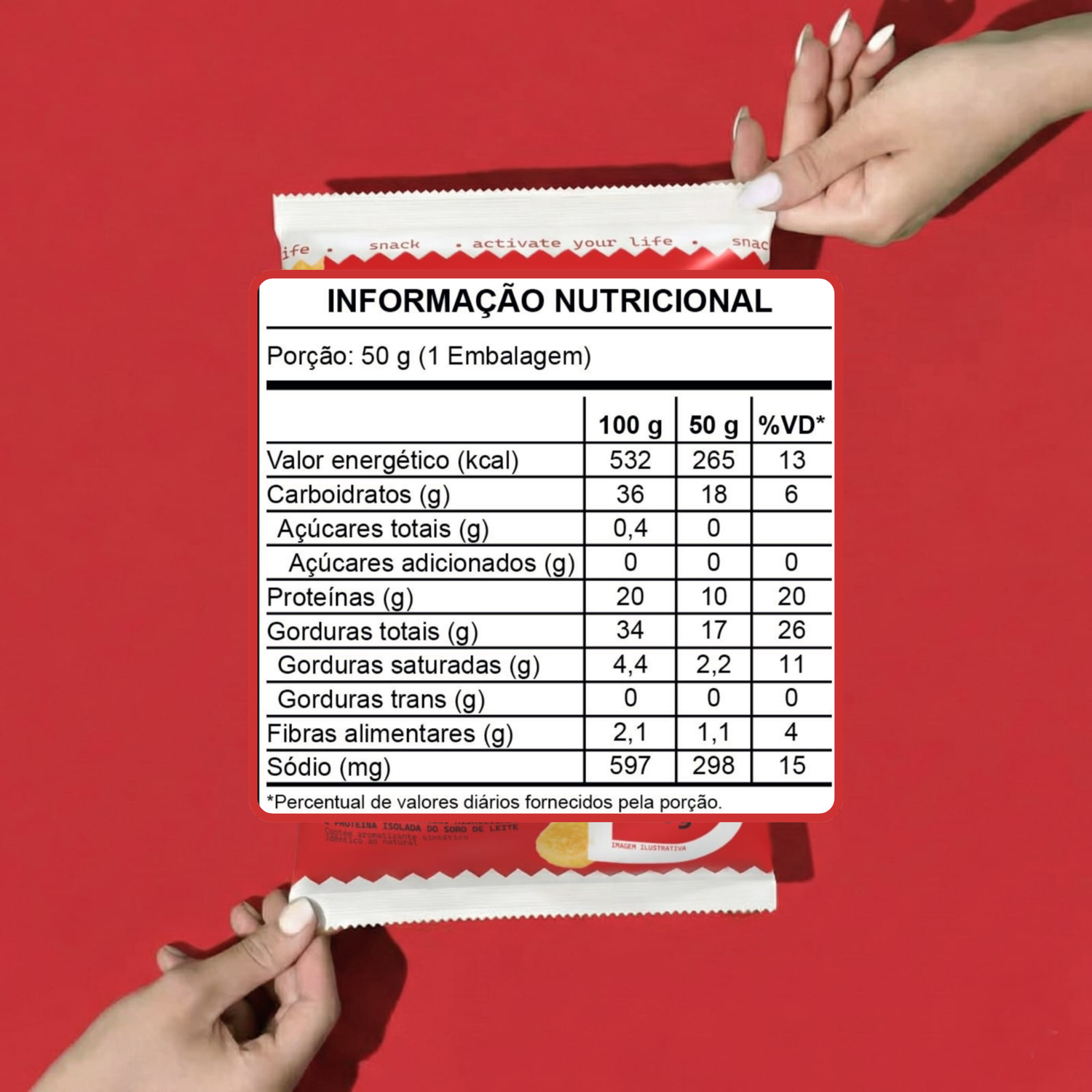 ACTIVE LIFE SALGADINHO PROTEICO CHURRASCO