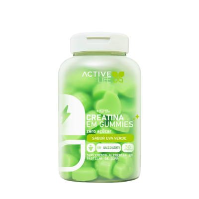 ACTIVE LIFE GOMA CREATINA UVA VERDE 30UN
