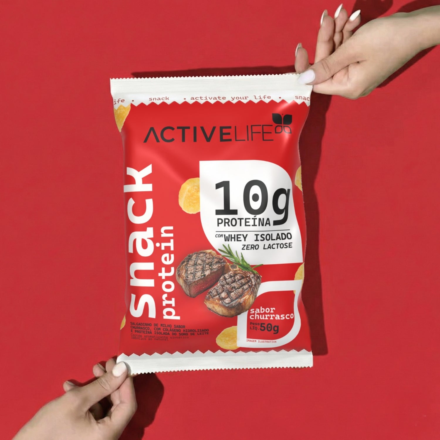 ACTIVE LIFE SALGADINHO PROTEICO CHURRASCO