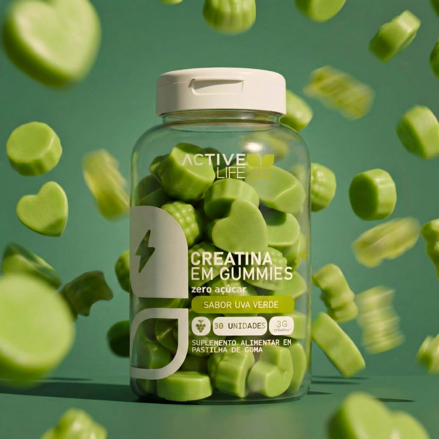 ACTIVE LIFE GOMA CREATINA UVA VERDE 30UN
