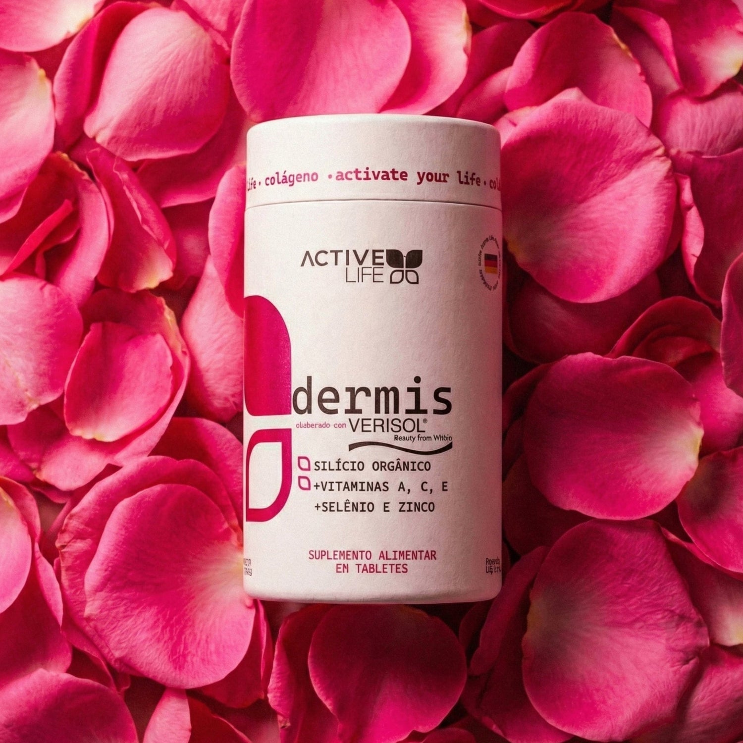 ACTIVE LIFE DERMIS VERISOL COM SILICIO ORGANICO 60 TABS