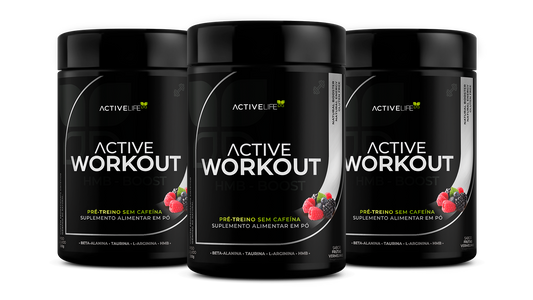 3 UNIDADES - Active Workout HMB BOOST 300G