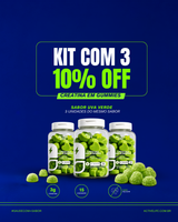 COMBO GUMMY DE CREATINA UVA VERDE 3X