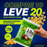 KIT 20 UNIDADES SALGADINHO PROTEICO CEBOLA E SALSA ACTIVE LIFE