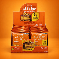CAIXA 12 UNIDADES ALFAJOR PROTEICO AMENDOIM - ACTIVE LIFE