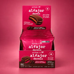 CAIXA 12 UNIDADES ALFAJOR DERMIS TÂMARA E CHOCOLATE - ACTIVE LIFE