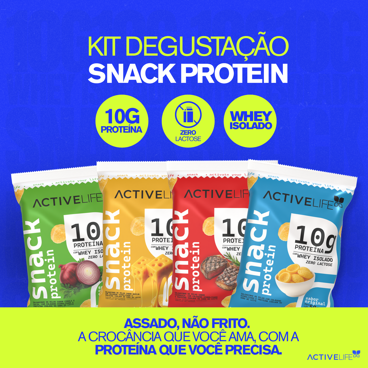 KIT DEGUSTAÇÃO SNACK SALGADO