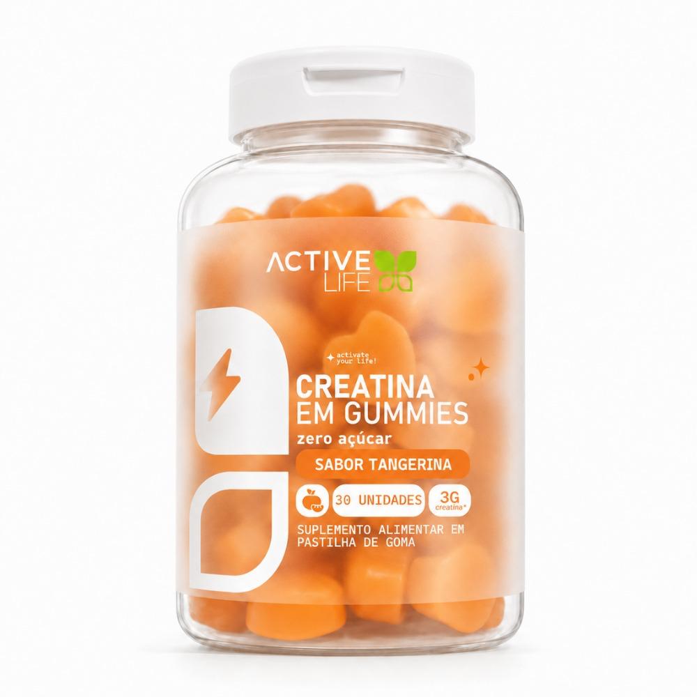 CREATINA GUMMY TANGERINA 30UN - ACTIVE LIFE