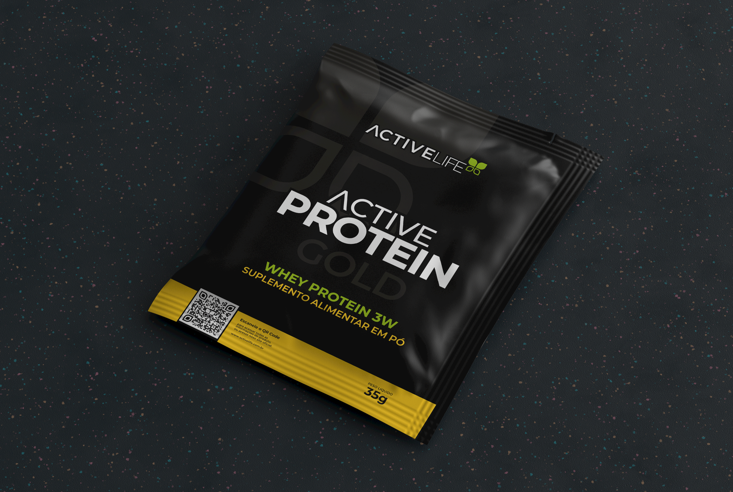 WHEY ACTIVE PROTEIN GOLD 3W MONODOSE - 35G (SACHÊ)